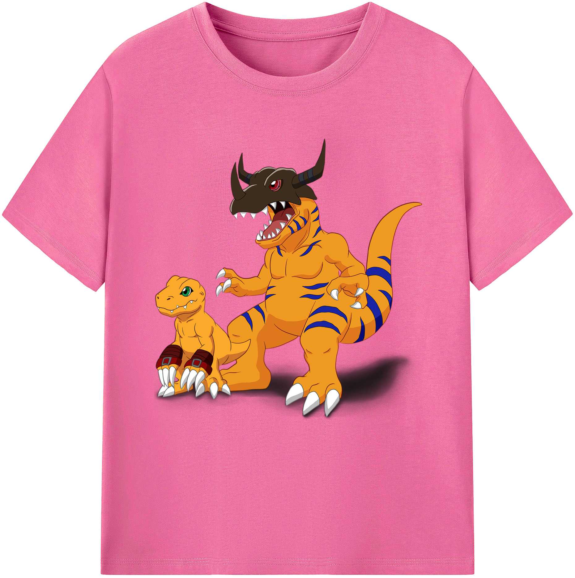 （画像用） Digimon デジタルモンスター/デジモン レディースカジュアルプリントTシャツ（綿100％）